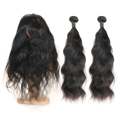 China Authentic Smooth 360 Frontal Brazilian Curly 2 Bundles Human Virgin Hair supplier