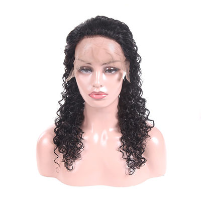 China Real Full Lace Human Hair Wigs With Baby Hair Deep Wave Trade Assurance supplier