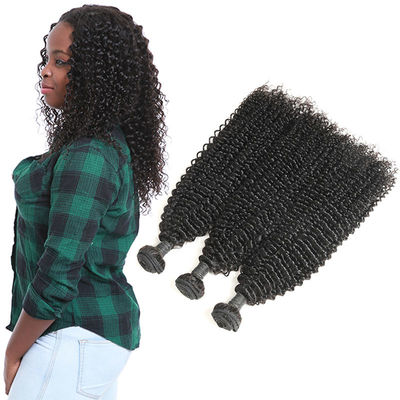 China Grade 9A Kinky Baby Remy Curly Hair Extensions 3 Bundles Raw Human Hair supplier