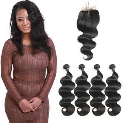 China Non - Remy Brazilian Human Hair Weave Extensions Body Wave OEM Service supplier