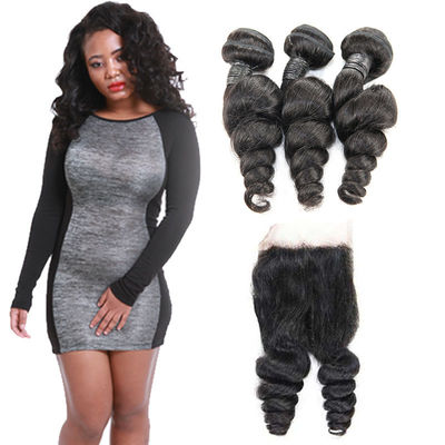China Natural Raw 10 Inch Loose Curly Human Hair Extensions 3 Bundles OEM Service supplier