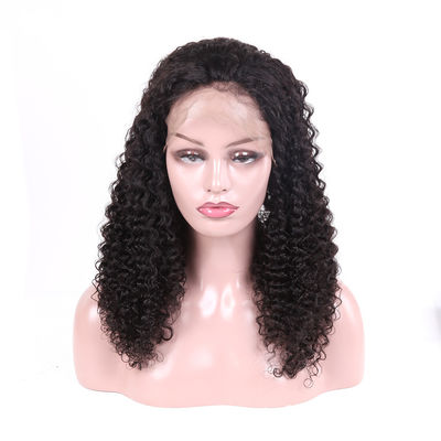 China Unprocessed Brazilian Full Lace Wigs Human Hair Jerry Curly No Tangling supplier