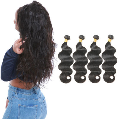 China 8A Unprocessed Healthy Body Wave Weave Hair 16 Inch 4 Bundles No Tangle supplier