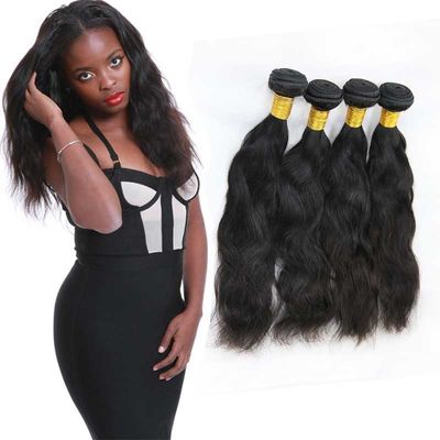 China Smooth Healthy Natural Hair Weave Extensions Double Layers Sewing OEM Service supplier