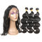 Thick 360 Lace Frontal Closure , Lace Front Closure Human Hair Non - Remy Hair supplier