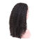 Jet Black Real Virgin Hair Lace Wigs , 100 Human Full Lace Wigs Kinky Curly supplier