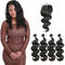 Non - Remy Brazilian Human Hair Weave Extensions Body Wave OEM Service supplier