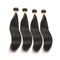 Unprocessed Straight Remy Human Hair Weave Natural Black Color Thick Bottom supplier