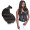 Real 3 Bundles Of Straight Virgin Hair Weave / Straight Human Hair Extensions supplier
