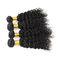 8A Natural Black Water Wave Human Hair Weave 4 Bundles Customized Length supplier