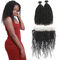 9A Unprocessed Curly 360 Frontal With Bundles 12 Inch Double Layers Sewing supplier