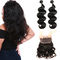 Real 360 Lace Band Frontal Closure Virgin Hair Body Wave No Synthetic Hair supplier