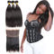 Straight Genuine 360 Lace Frontal Closure With Bundles Customized Length supplier
