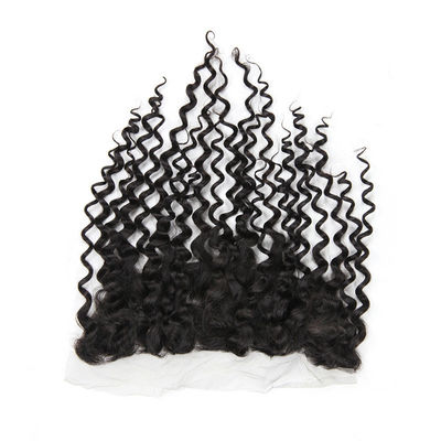 China Healthy Human Hair Lace Closures With Baby Hair Without Chemical Processed supplier