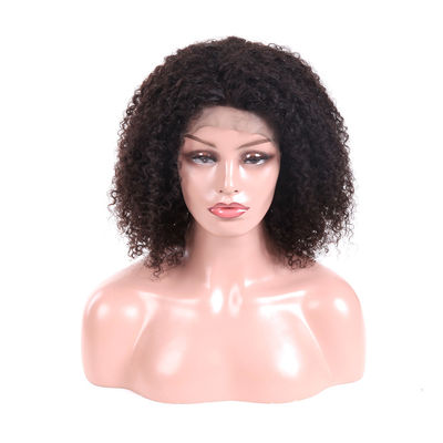 China Short Straight Virgin Hair Lace Wigs No Shedding Without Chemical Processed supplier