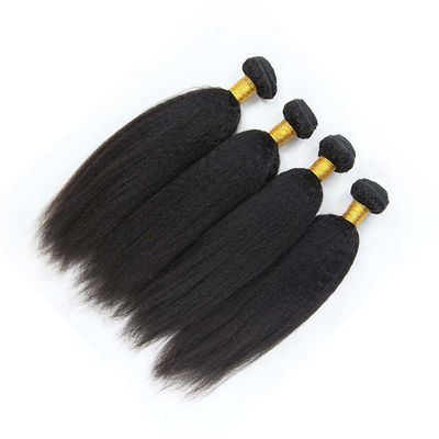 China Soft Kinky Straight Virgin Curly Hair Extensions 4 Bundles Customized Length supplier