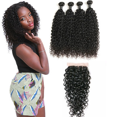 China 18 Inch 4 Bundles Of Malaysian Virgin Hair Extensions No Tangle Customized Density supplier