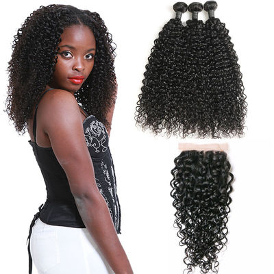 China 9A Non - Remy 100 Percent Virgin Malaysian Hair Water Wave Lace Frontal Closure supplier