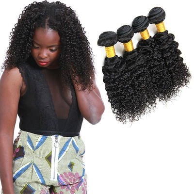 China Light Brown Water Wave Crochet Hair / 100 Water Wave Weave Human Hair supplier
