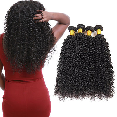 China 8A Healthy Virgin Curly Hair Bundles , Kinky Curly Human Hair Extensions supplier