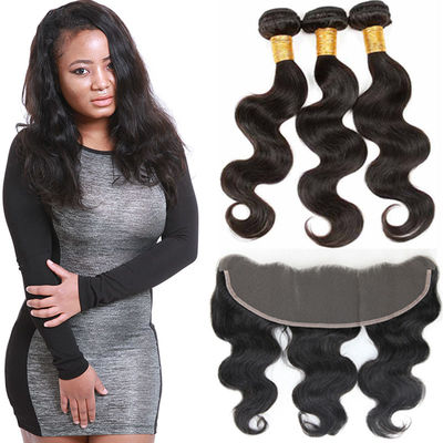 China Authentic Virgin Brazilian Hair Extensions , Brazilian Remy Virgin Hair Weave supplier