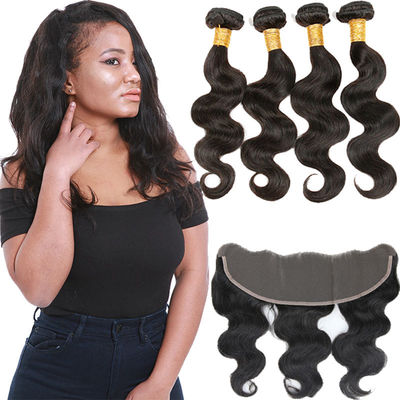 China Raw Wavy Virgin Brazilian Hair Extensions / 100 Real Virgin Brazilian Hair supplier