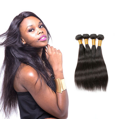 China 16 Inch Smooth Real Virgin Brazilian Straight Hair Bundles CE Certification supplier