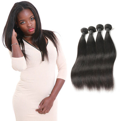 China Genuine Grade 9A Straight Virgin Hair Weave No Synthetic Hair OEM Service supplier