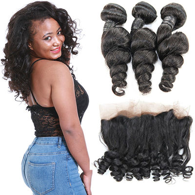 China Thick Clean Weft 360 Lace Frontal Brazilian Body Wave No Synthetic Hair supplier