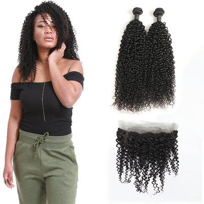 China Long Healthy 360 Silk Base Frontal With Bundles Jerry Wave Customized Length supplier