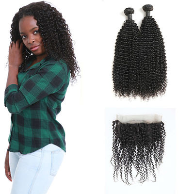 China 9A Thick Healthy Pre Plucked 360 Lace Frontal 2 Bundles No Synthetic Hair supplier