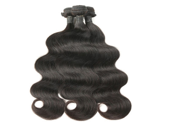 China 7a Grade 10-24 Inches Brazilian Natural Short Black Body Wave Hair supplier