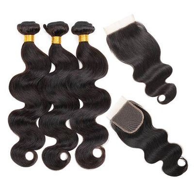 Soft 3 Bundles Virgin Brazilian Hair Extensions , Brazilian Virgin Curly Hair Weave supplier