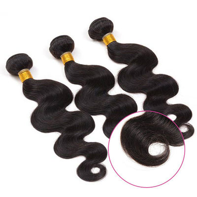 Soft 3 Bundles Virgin Brazilian Hair Extensions , Brazilian Virgin Curly Hair Weave supplier