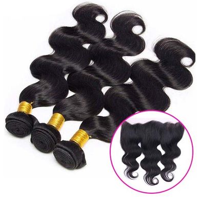 Authentic Virgin Brazilian Hair Extensions , Brazilian Remy Virgin Hair Weave supplier