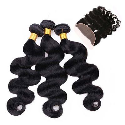 Authentic Virgin Brazilian Hair Extensions , Brazilian Remy Virgin Hair Weave supplier