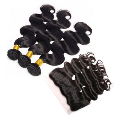 Authentic Virgin Brazilian Hair Extensions , Brazilian Remy Virgin Hair Weave supplier