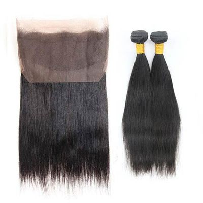 8A Grade 360 Lace Frontal Closure 2 Bundles Without Chemical Processed supplier