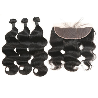 Long Raw 9A Virgin Brazilian Hair Extensions , Brazilian Unprocessed Virgin Hair supplier