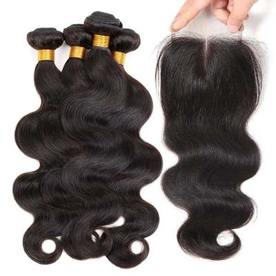 Grade 8A Brazilian Human Hair Weave Bundles Without Chemical Process supplier