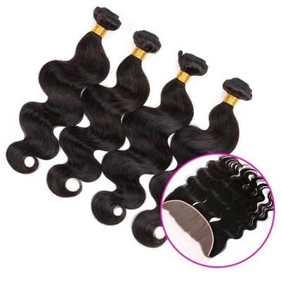 Raw Wavy Virgin Brazilian Hair Extensions / 100 Real Virgin Brazilian Hair supplier