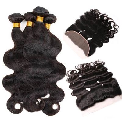 Raw Wavy Virgin Brazilian Hair Extensions / 100 Real Virgin Brazilian Hair supplier