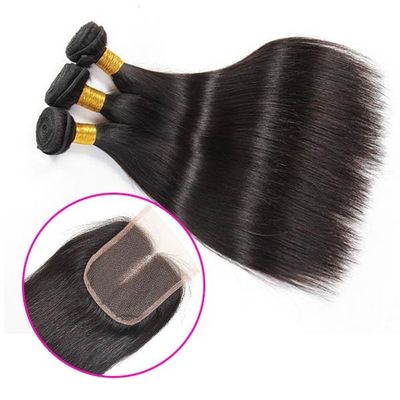 Unprocessed Indian Human Hair Bundles / No Shedding Wavy Virgin Indian Hair Weave supplier