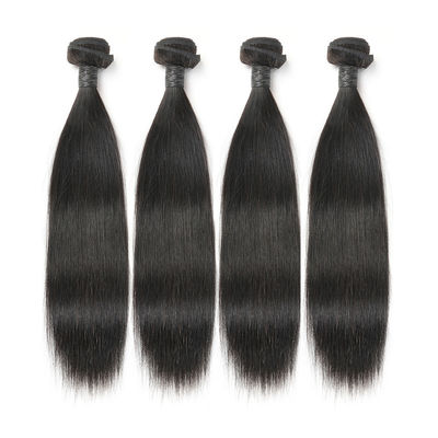 Non Remy Real Natural Looking Straight Weave No Synthetic Hair OEM Service supplier