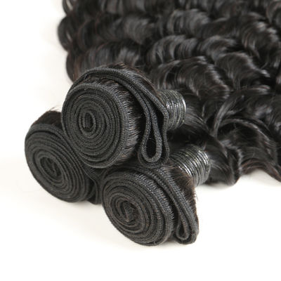 Smooth Healthy Deep Wave Hair Bundles 16 Inch Without Chemical Processed supplier