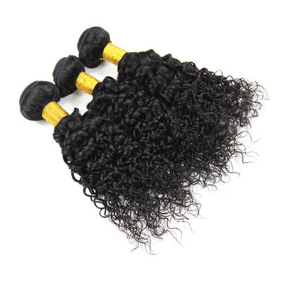 Double Weft Brazilian Water Wave Hair Extensions 3 Bundles No Shedding supplier