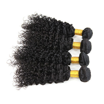 Light Brown Water Wave Crochet Hair / 100 Water Wave Weave Human Hair supplier