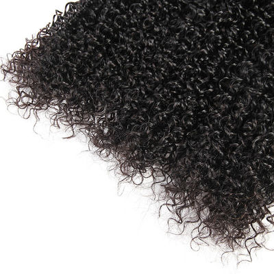 100 Unprocessed Virgin Curly Hair Bundles Natural Hair Line No Shedding supplier