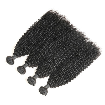 Authentic Real Curly Human Hair Weave Bundles Without Chemical Processed supplier