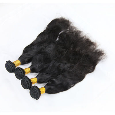 8A Natural Wave Virgin Hair , Natural Human Hair Curly Weave No Shedding supplier